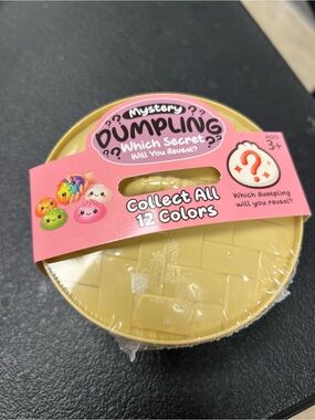 Mystery Dumpling Collectible Toy - Pink Label, Yellow Dumpling
